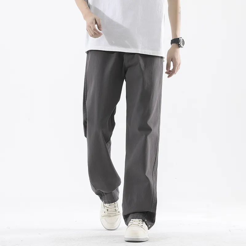 BENGEN Casual Pants Unisex-7