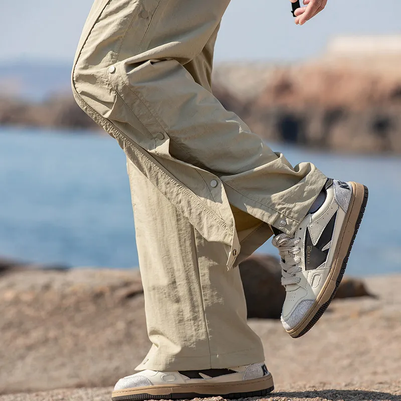 BENGEN Casual Pants Unisex-11
