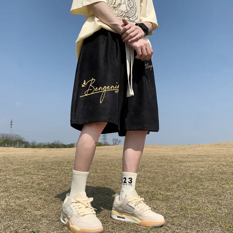 BENGEN Casual Shorts Unisex-3