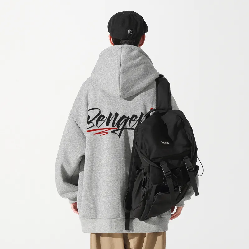 BENGEN Jackets Coats Unisex Black-8
