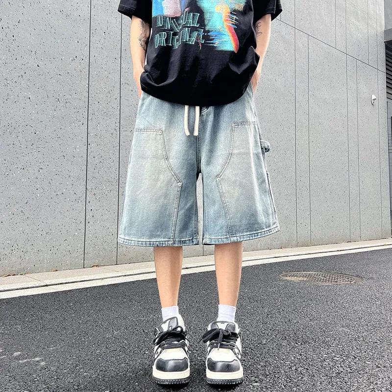 BENGEN Vibe Denim Shorts Unisex-11