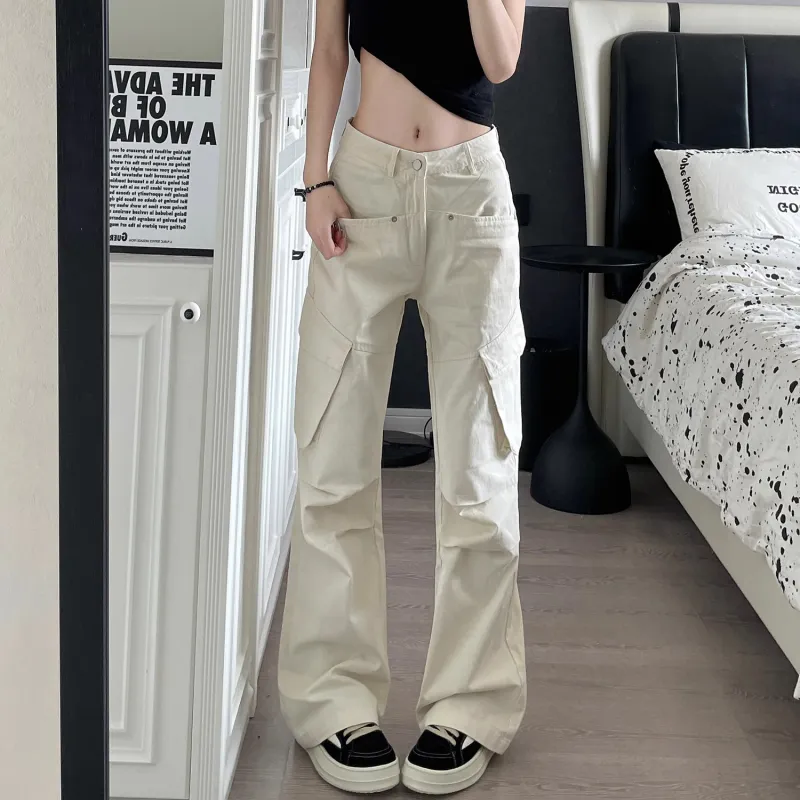 BENGEN Jeans Women's Apricot-2