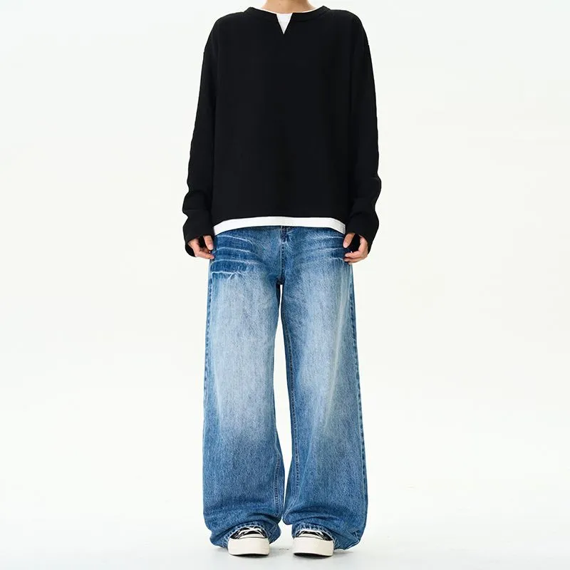 BENGEN Jeans Unisex Blue-3