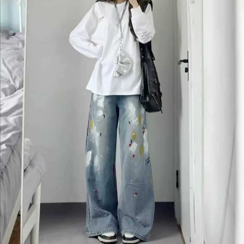 BENGEN Jeans Women's Blue-4