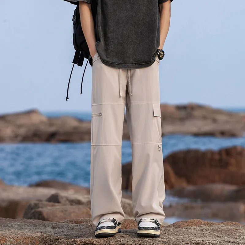 BENGEN Casual Pants Unisex-10