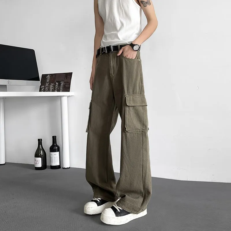 BENGEN Jeans Unisex Brown-1