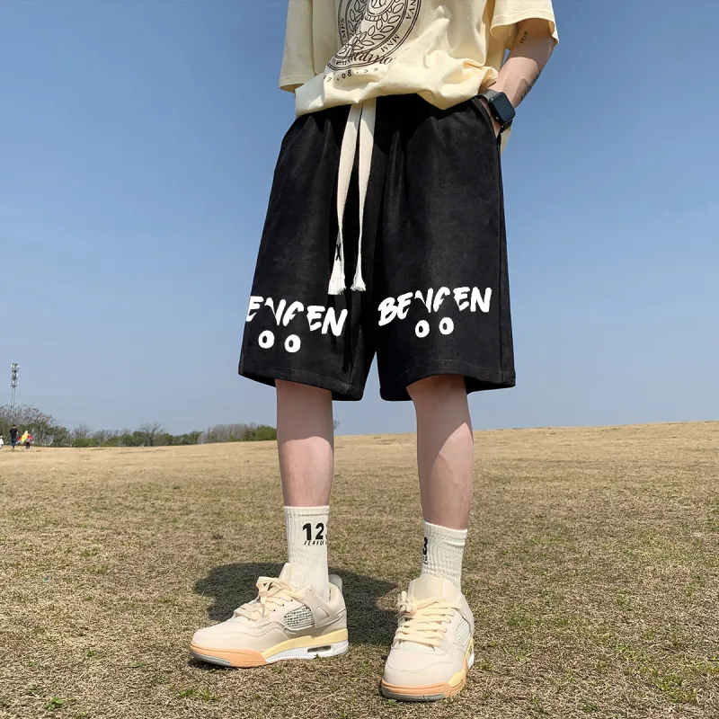 BENGEN Casual Shorts Unisex-2