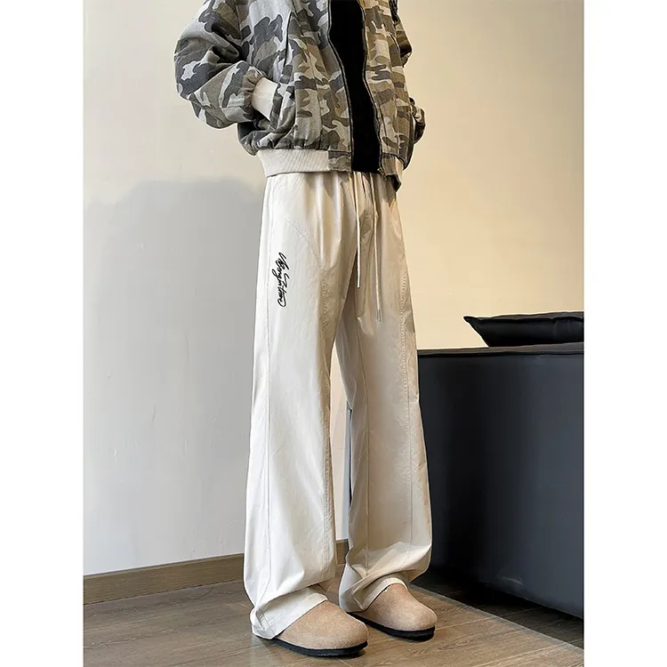 BENGEN Casual Pants Unisex-5