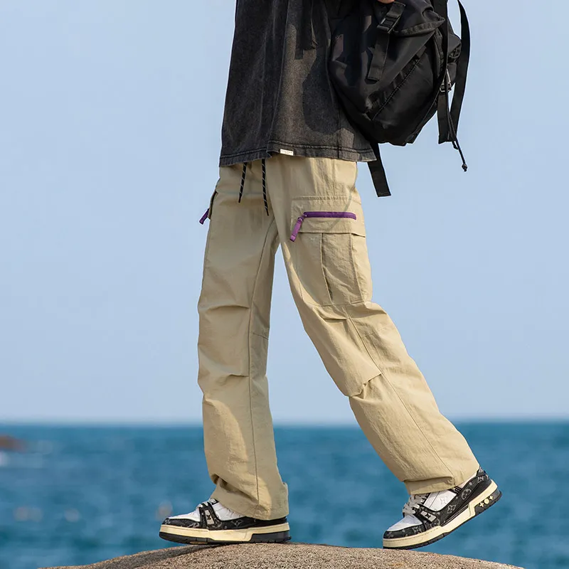 BENGEN Casual Pants Unisex-7