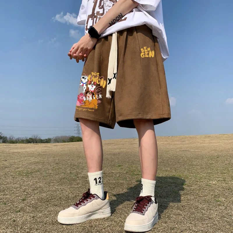 BENGEN Casual Shorts Unisex-10
