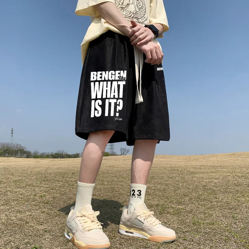 BENGEN Casual Shorts Unisex-3