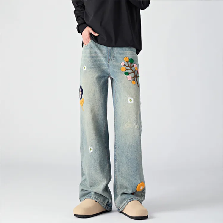 BENGEN Jeans Unisex Blue-3