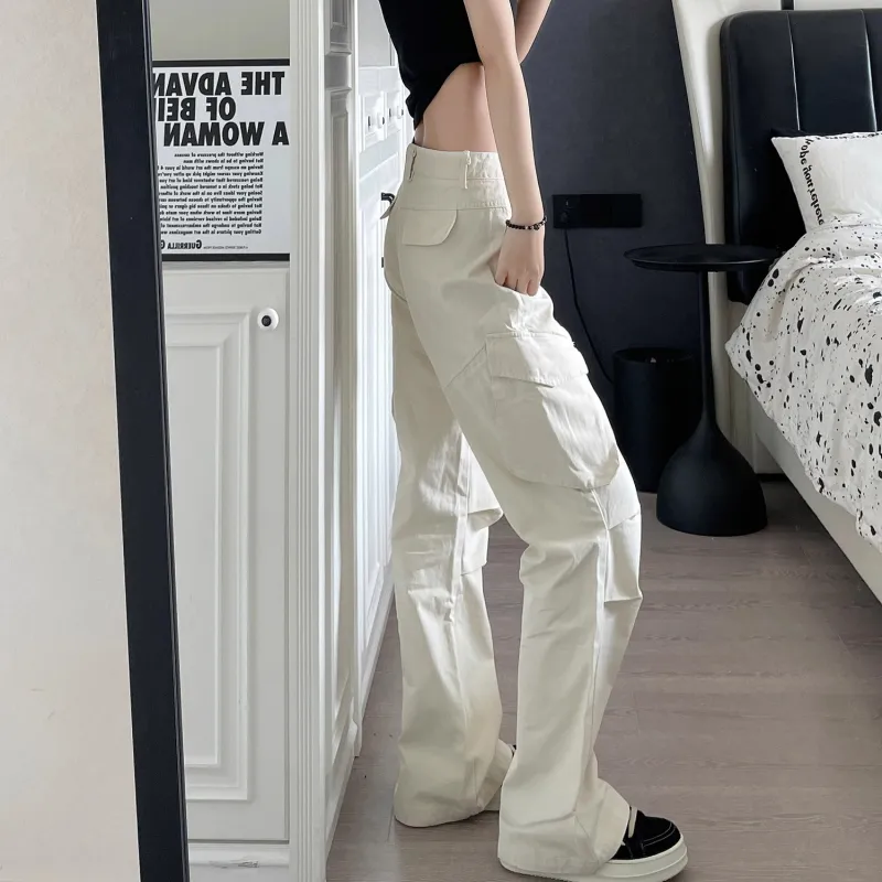 BENGEN Jeans Women's Apricot-4