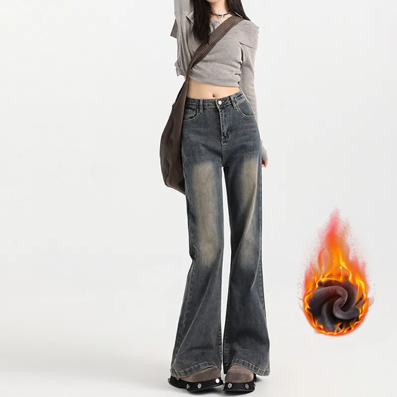BENGEN Jeans Women's Vintage Blue-35