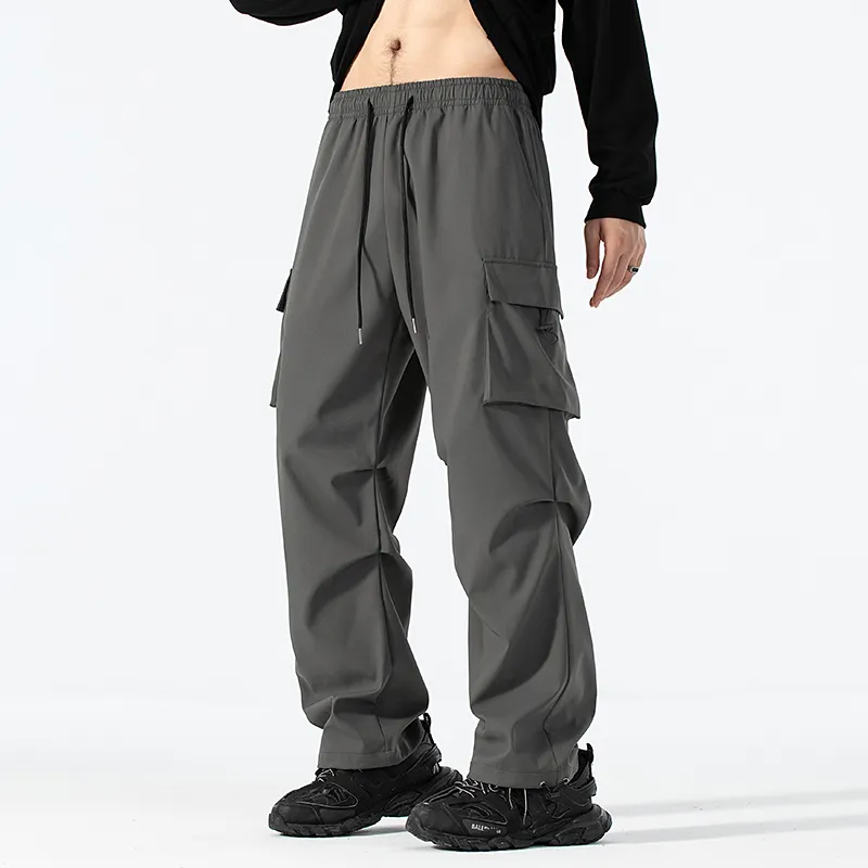 BENGEN Casual Pants Unisex-7