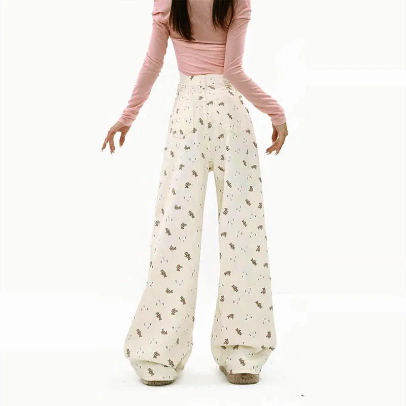 BENGEN Jeans Women's Print-1