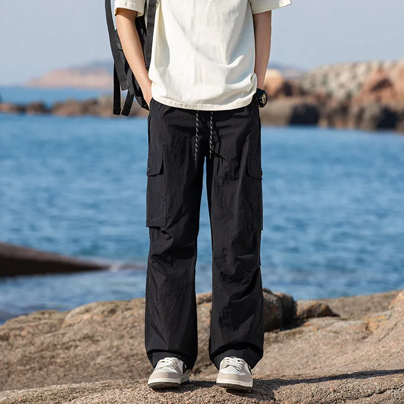 BENGEN Casual Pants Unisex-7