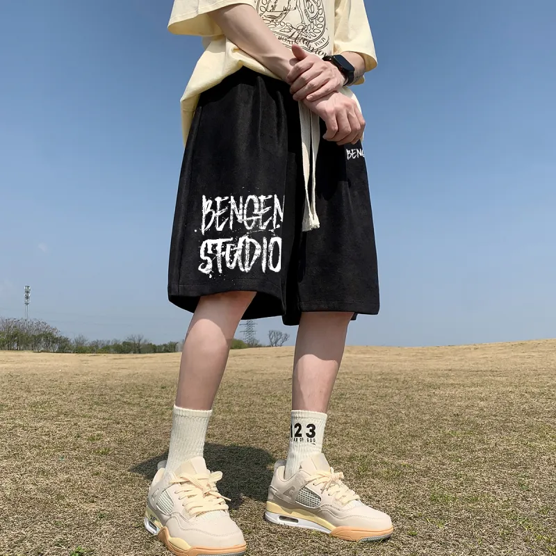 BENGEN Casual Shorts Unisex-3