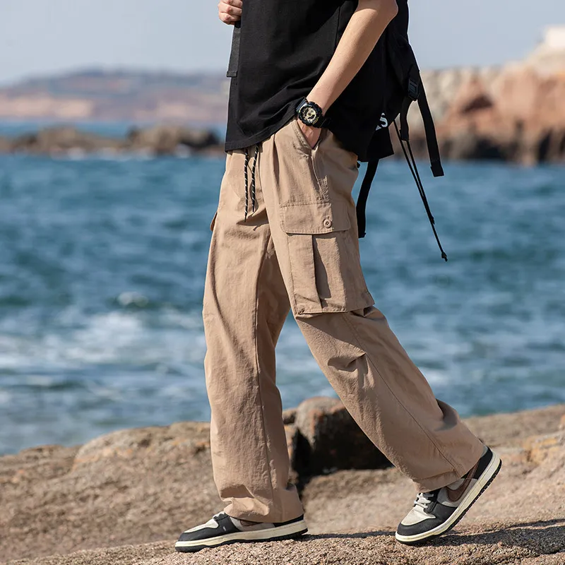 BENGEN Casual Pants Unisex-11