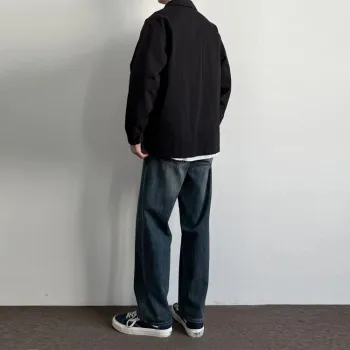 BENGEN Jeans Unisex Blue