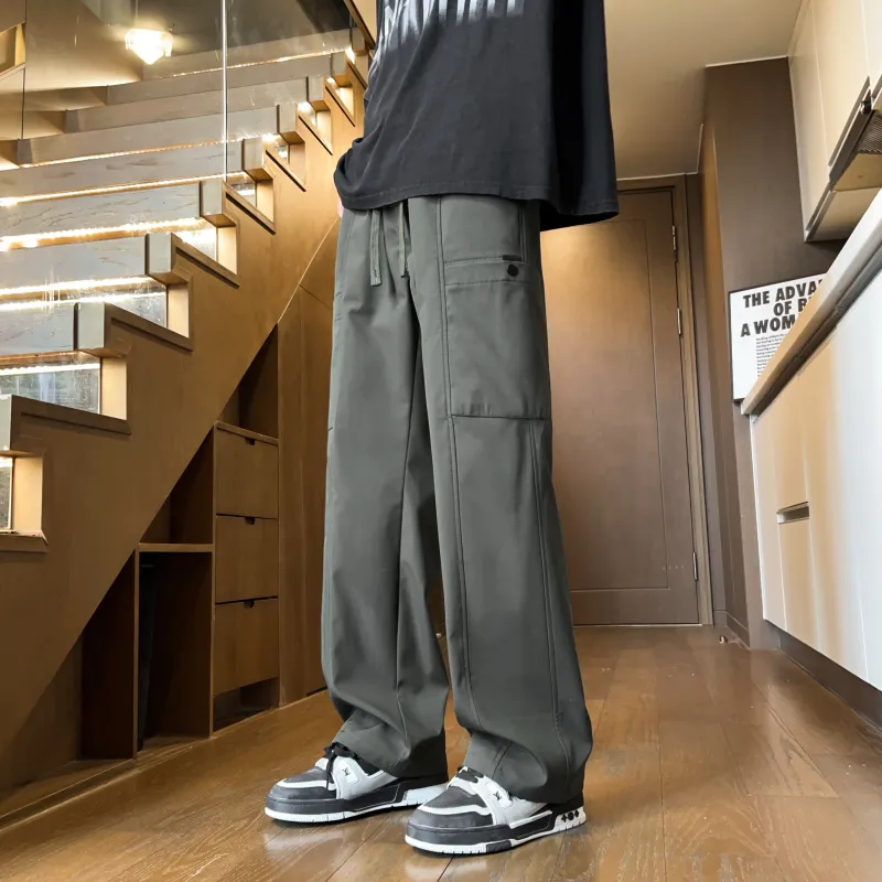 BENGEN Casual Pants Unisex-9