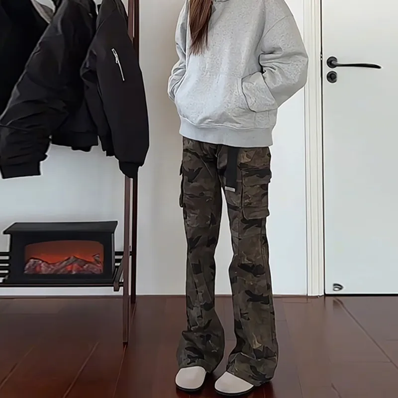BENGEN Jeans Women's Camouflage-2