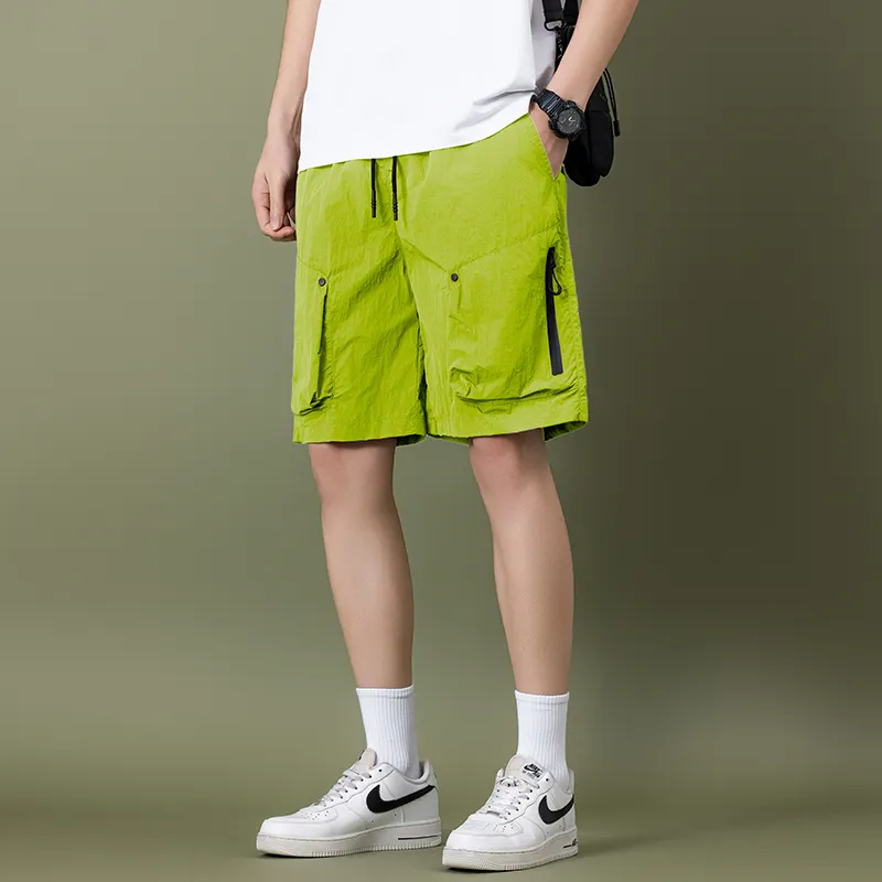 BENGEN Casual Shorts Men-13