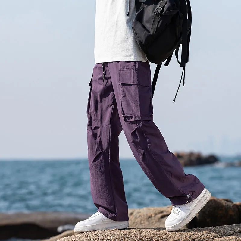 BENGEN Casual Pants Unisex-11