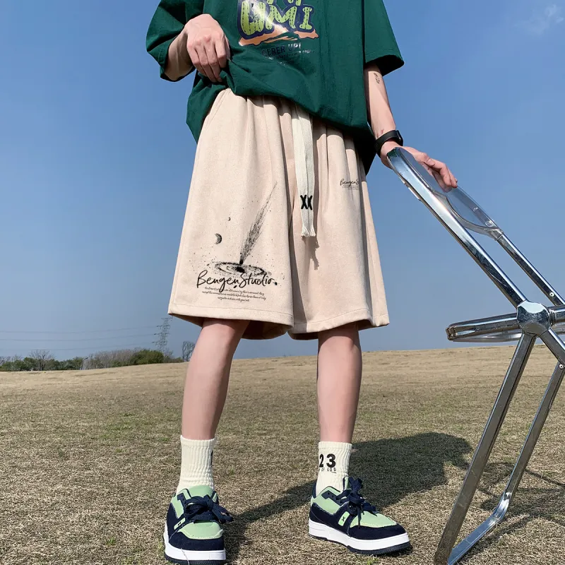 BENGEN Casual Shorts Unisex-7