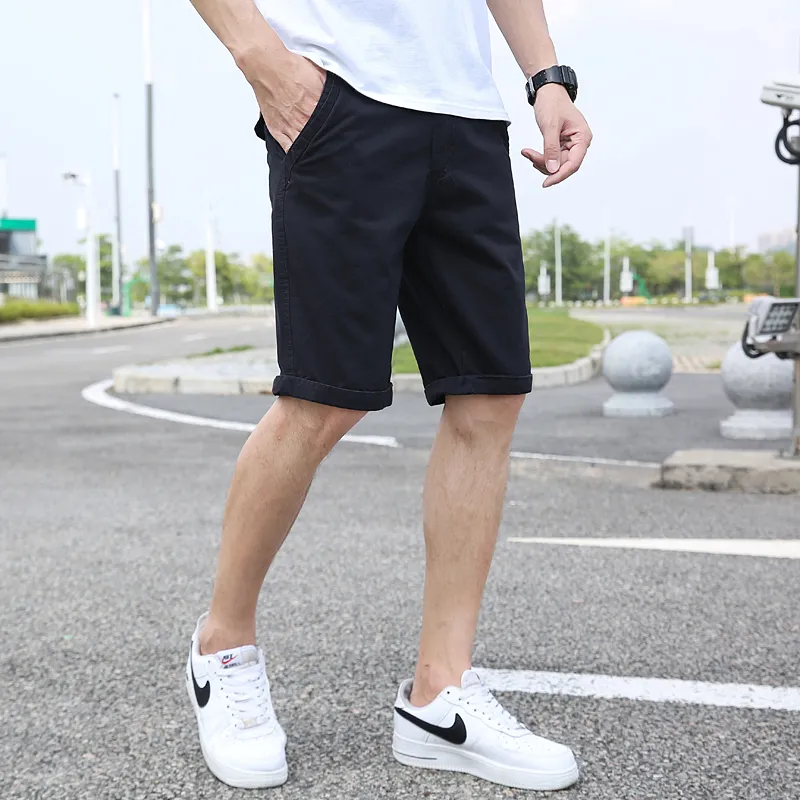 BENGEN Casual Shorts Men-7