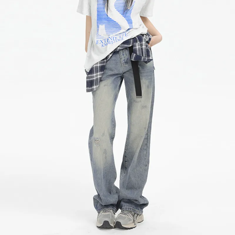 BENGEN Jeans Women's Sea Buckthorn Blue-3