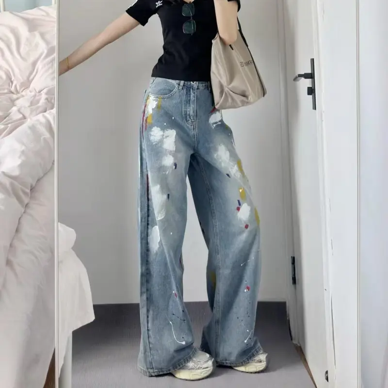 BENGEN Jeans Women's Blue-1