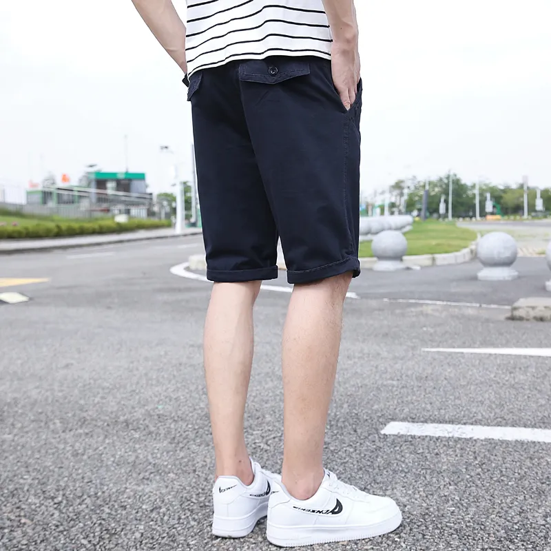 BENGEN Casual Shorts Men-5