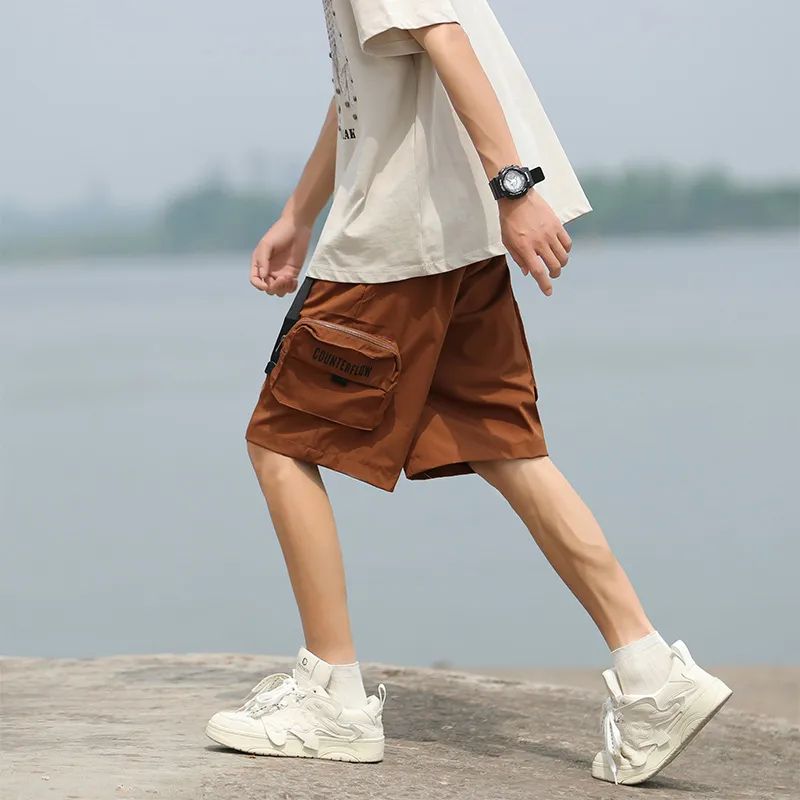 BENGEN Casual Shorts Men-12