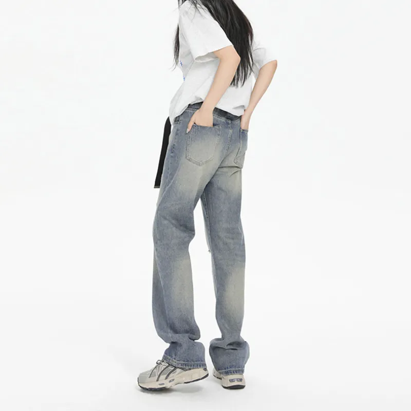 BENGEN Jeans Women's Sea Buckthorn Blue-2