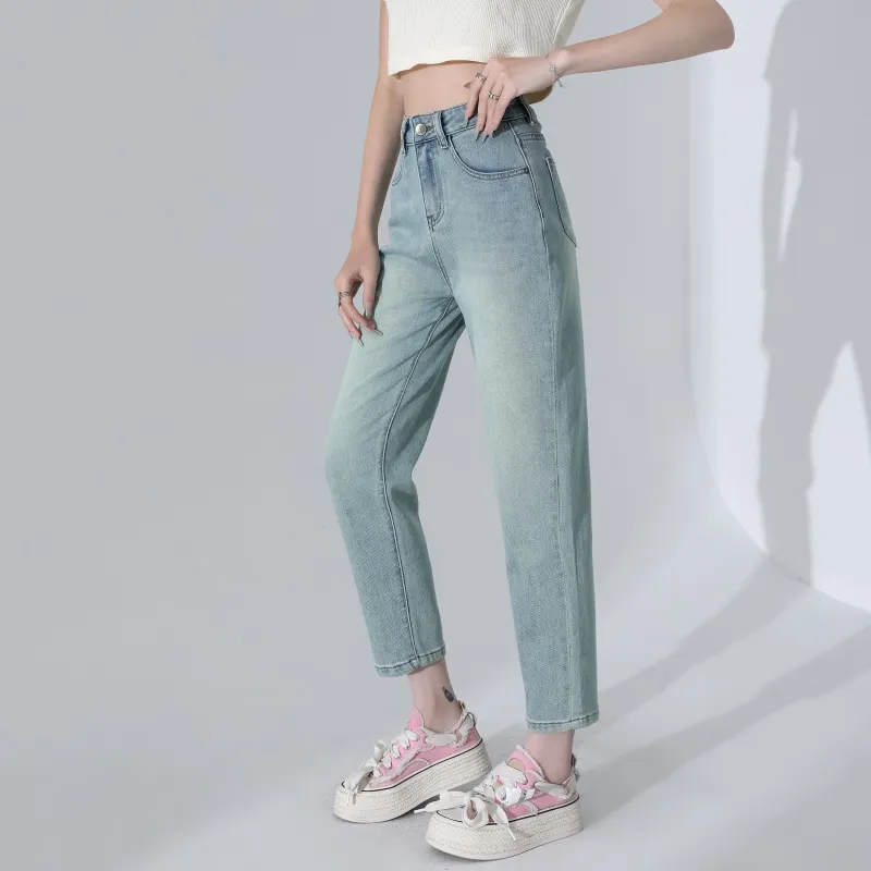 BENGEN Jeans Women's Light Emerald Green-12