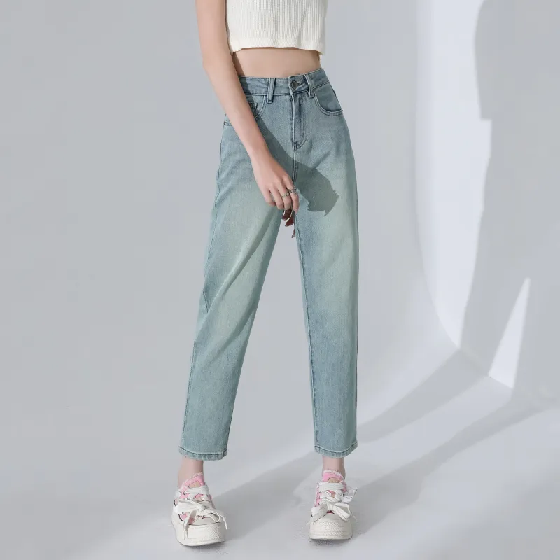 BENGEN Jeans Women's Light Emerald Green-10