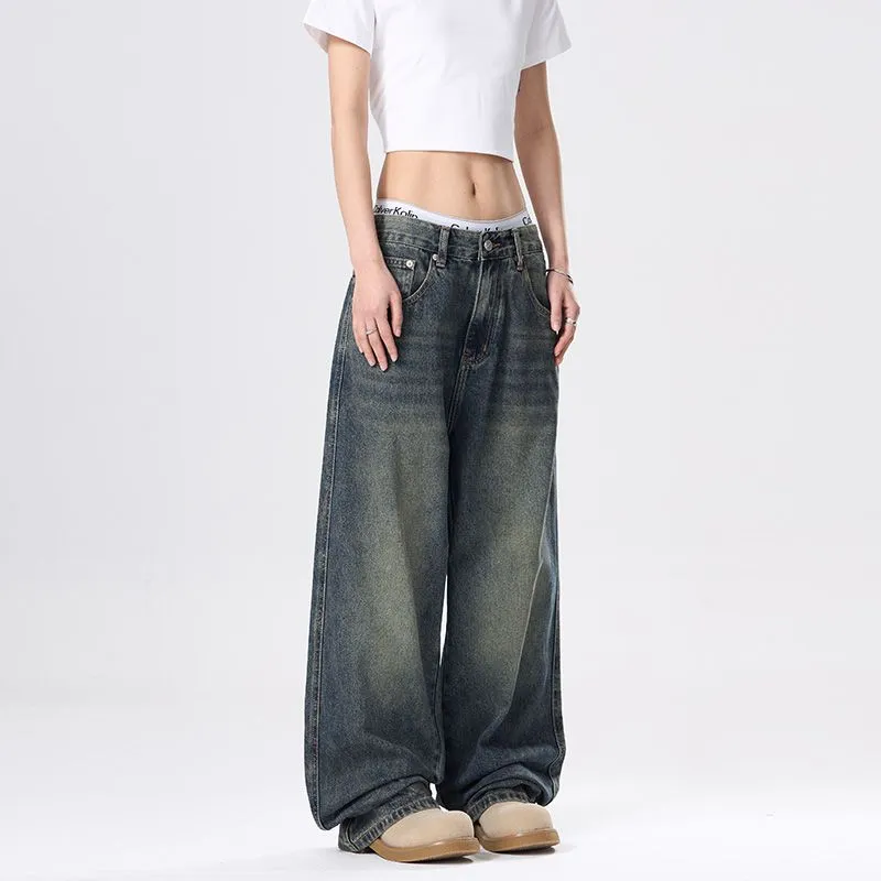 BENGEN Jeans Unisex Washed Color-0