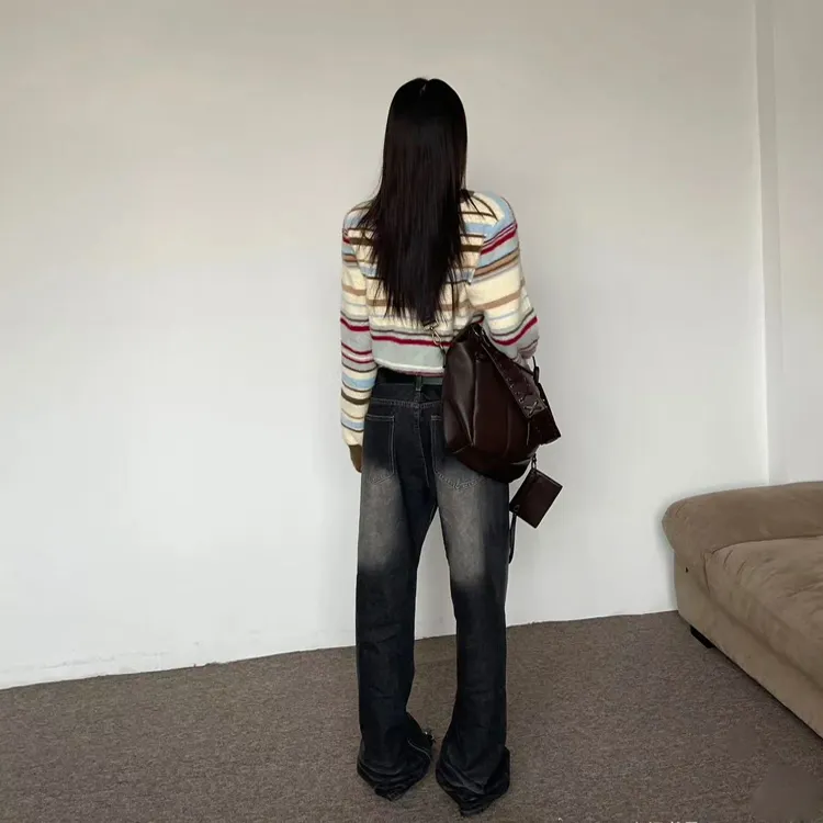 BENGEN Jeans Unisex Black-4