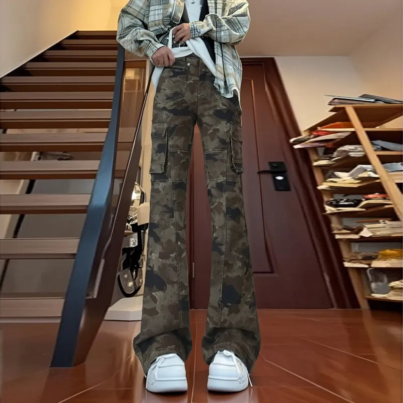 BENGEN Jeans Unisex Camouflage-2
