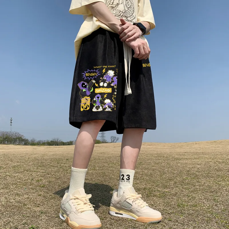 BENGEN Casual Shorts Unisex-11