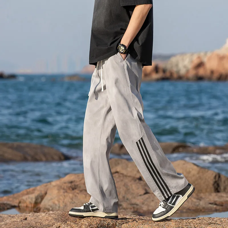 BENGEN Casual Pants Unisex-11