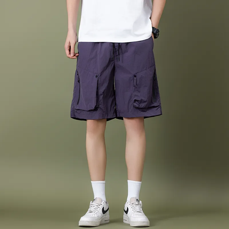 BENGEN Casual Shorts Men-6