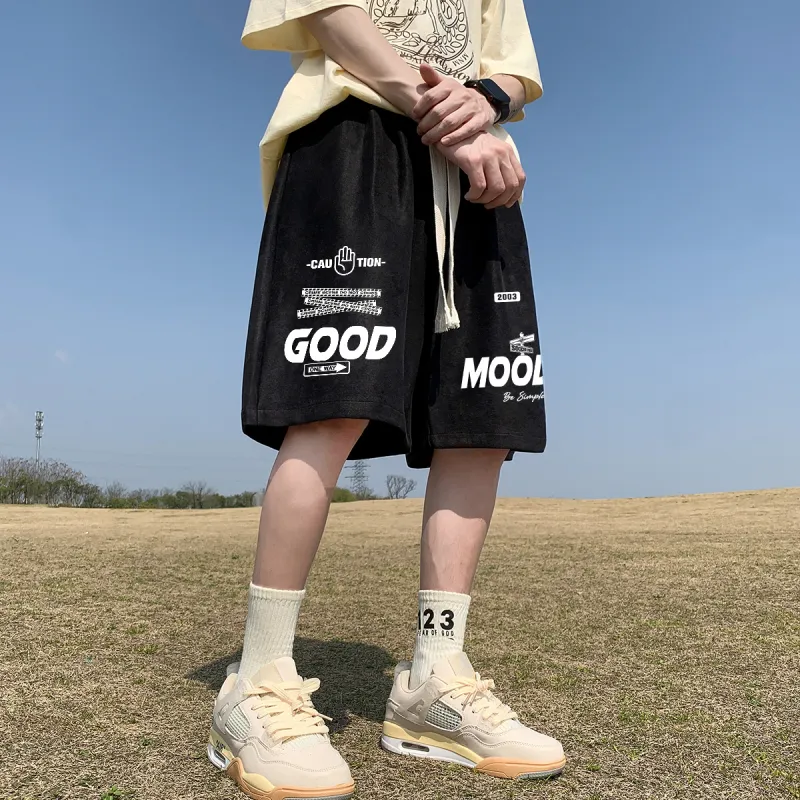 BENGEN Casual Shorts Unisex-3