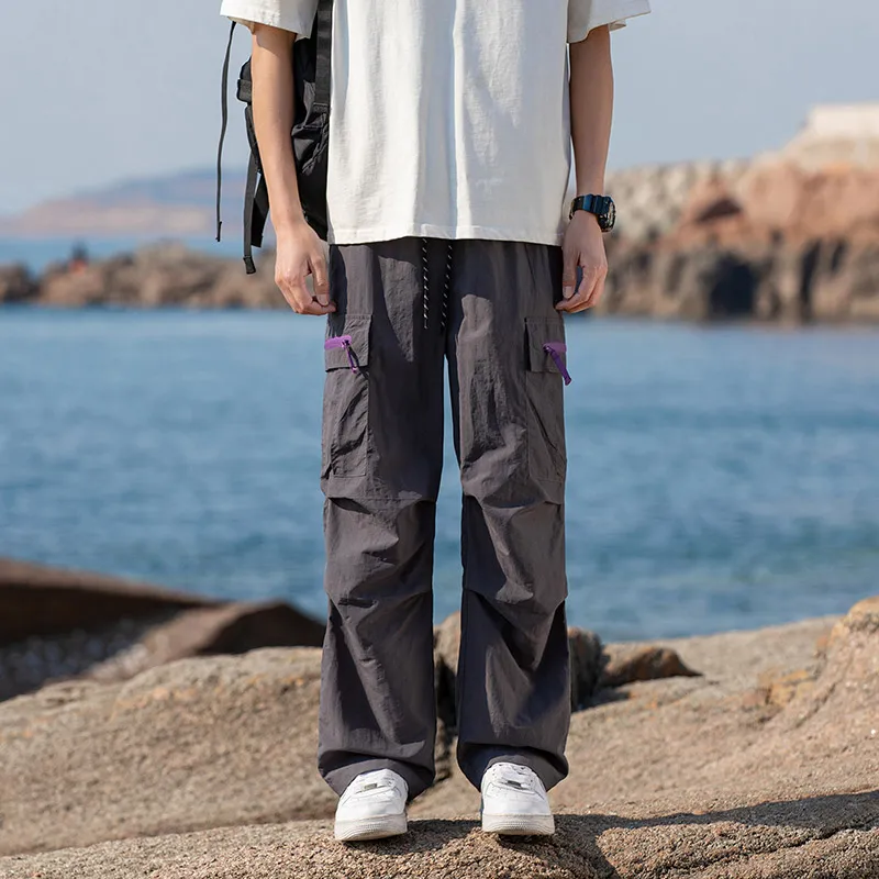 BENGEN Casual Pants Unisex-14