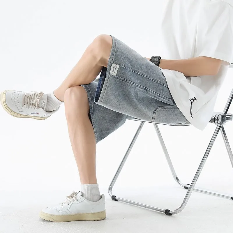 BENGEN Denim Shorts Unisex-8