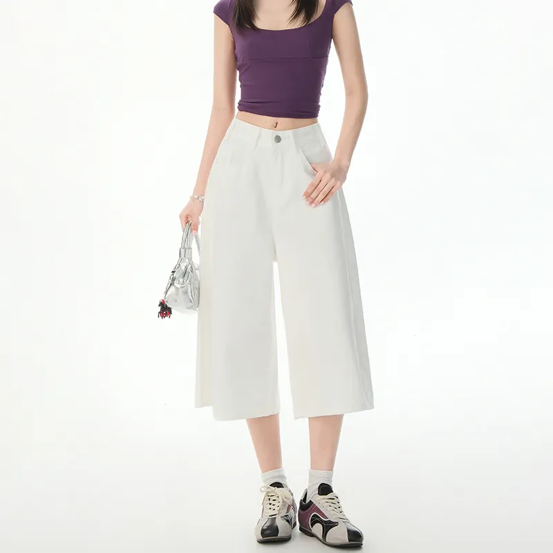 BENGEN Denim Shorts Women's-4