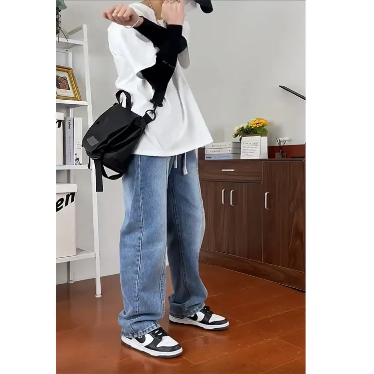 BENGEN Jeans Unisex-5