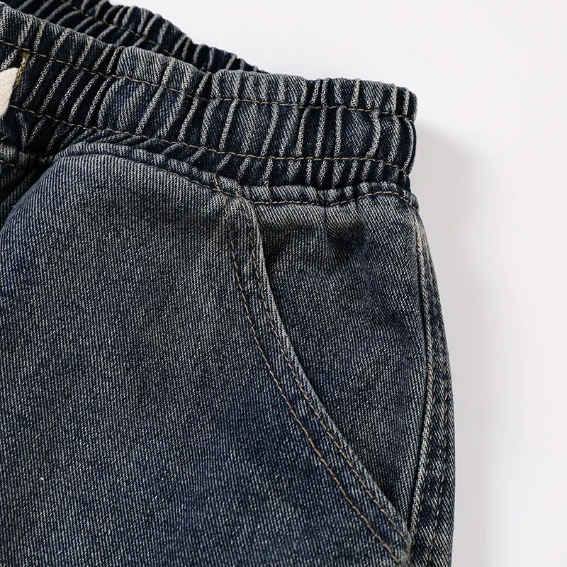 BENGEN Denim Shorts Unisex-3