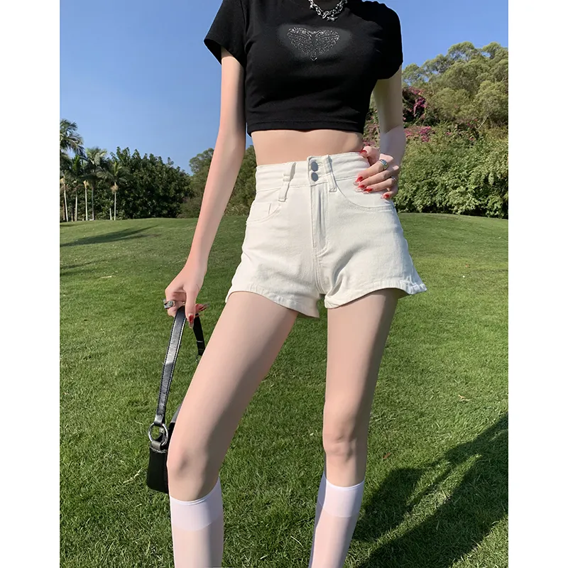 BENGEN Denim Shorts Women's-6